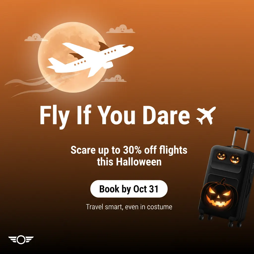 Preview - Halloween Airlines Offer Instagram Ad Preview - Halloween Airlines Offer Instagram Ad