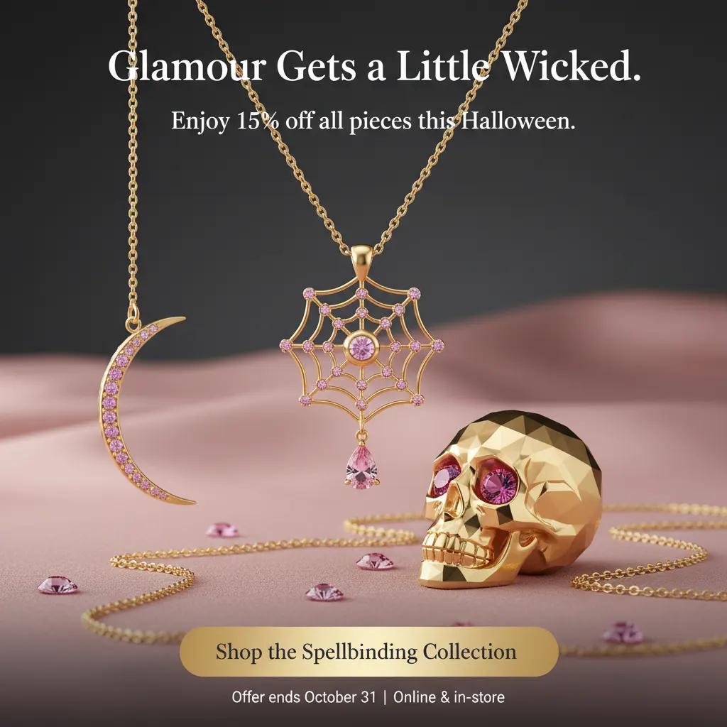 Preview - Halloween Jewelry Discount Instagram Ad