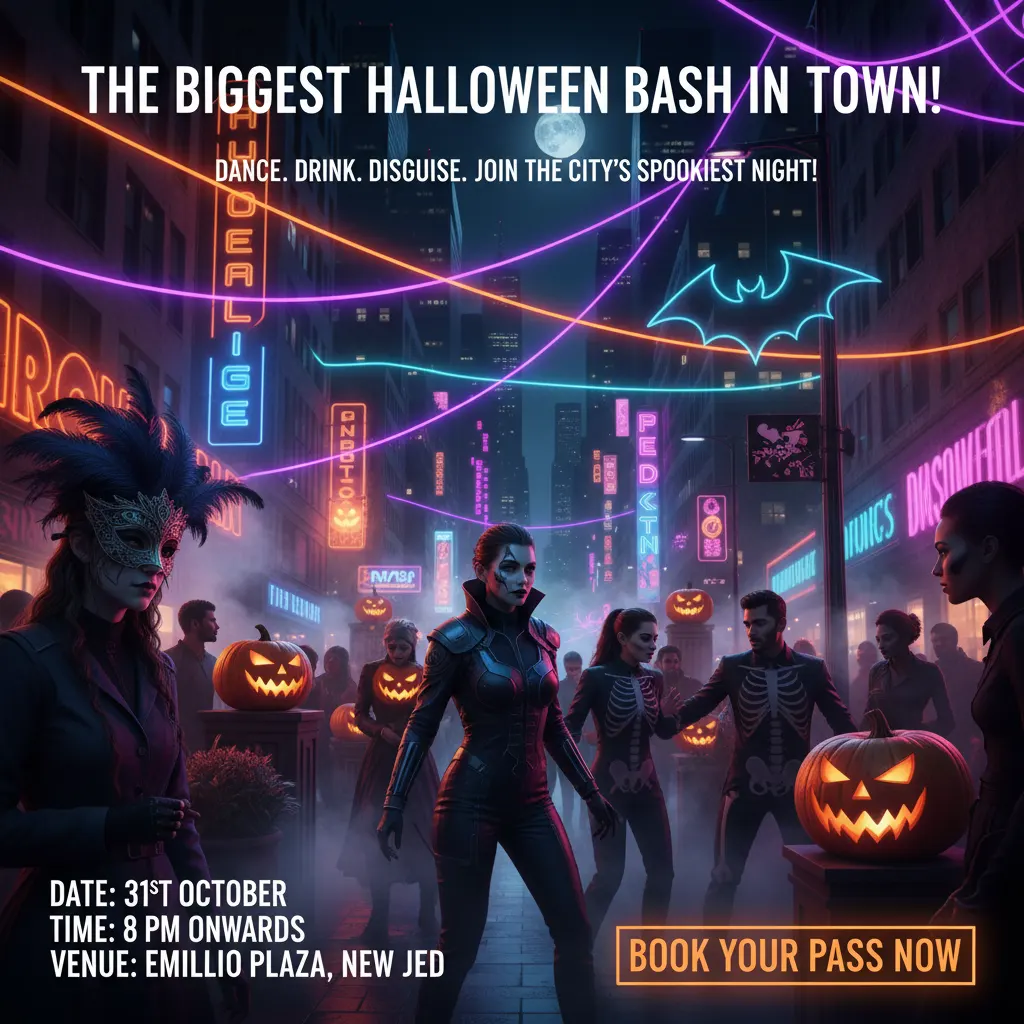 Preview - Halloween Bash Instagram Ad