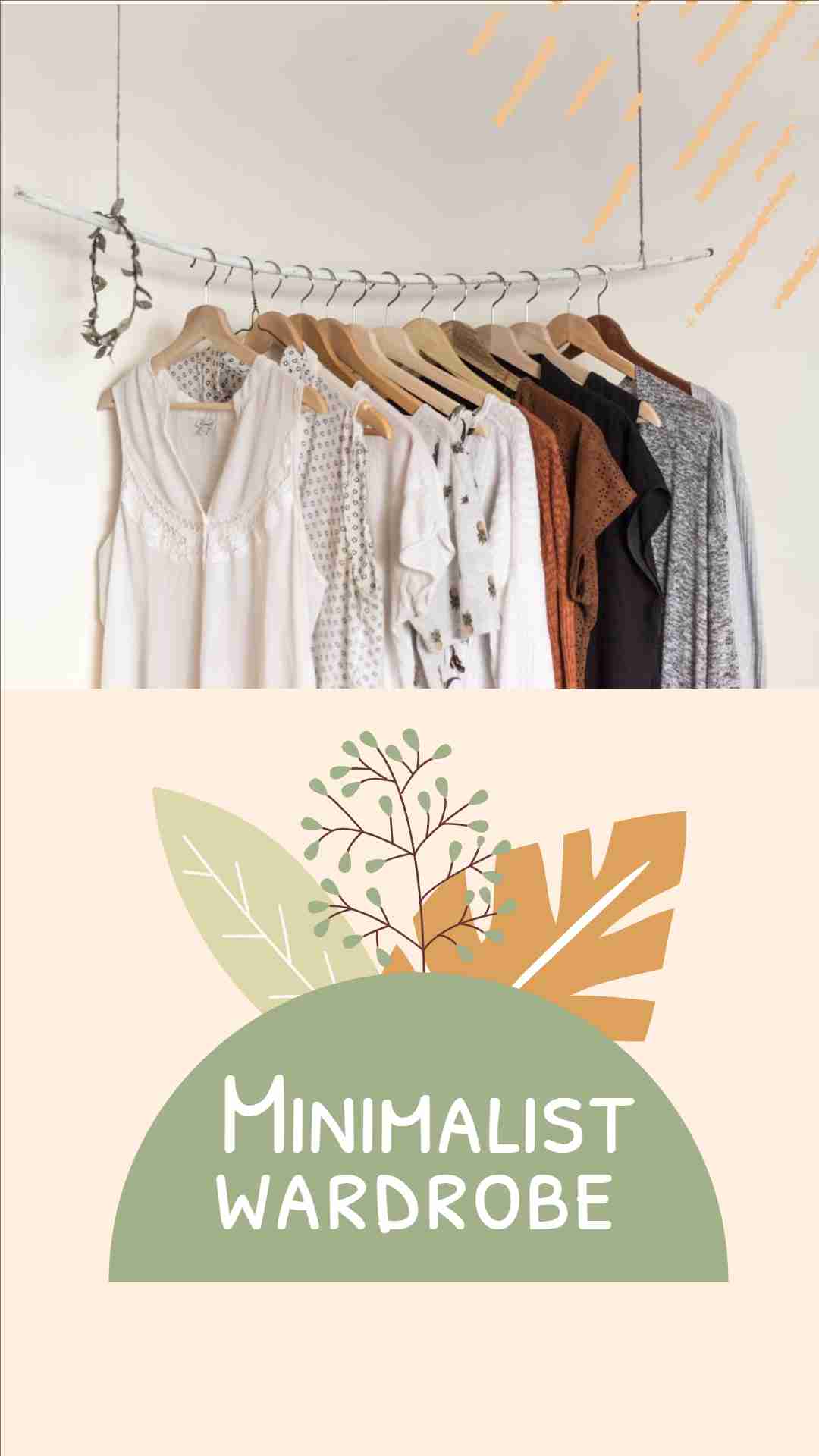 Minimalist Wardrobe Instagram Video Story Video Templates