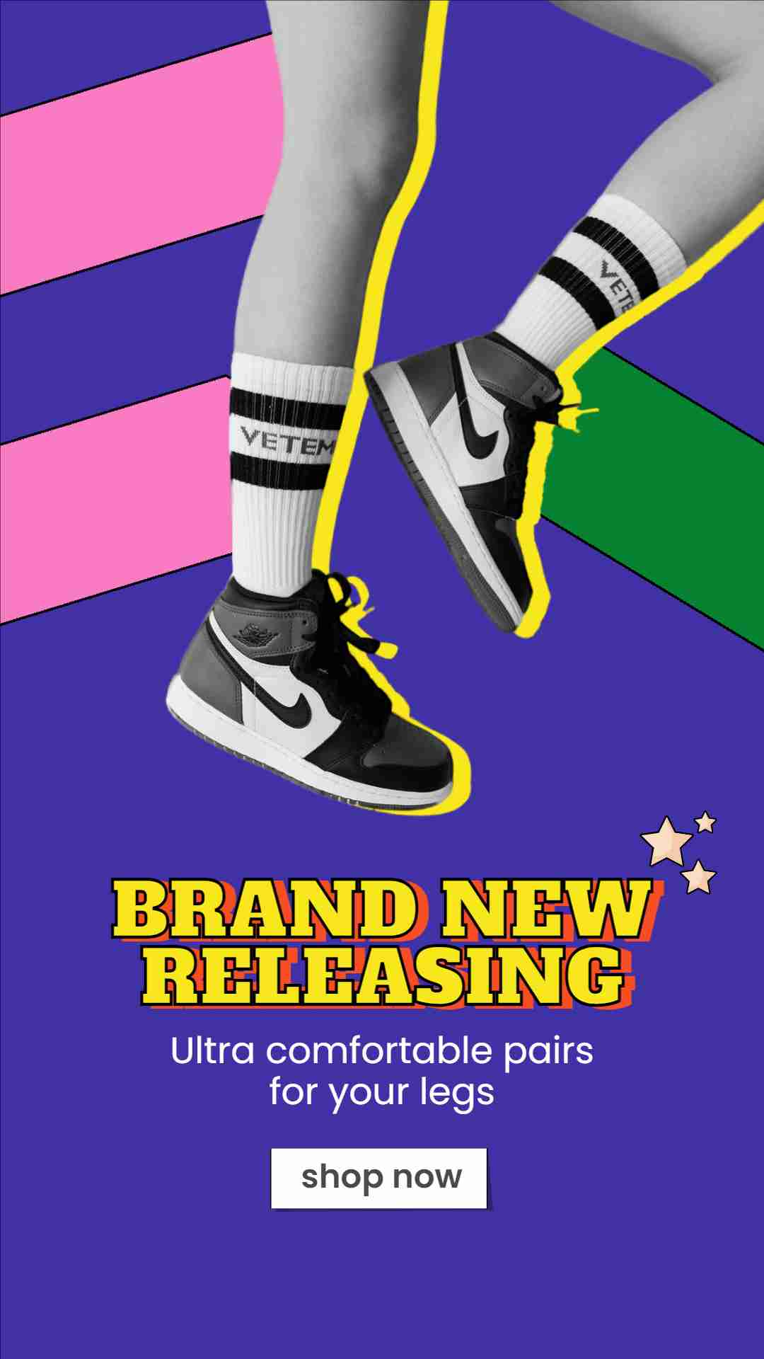 Brand New Sneakers Instagram Video Story Video Templates