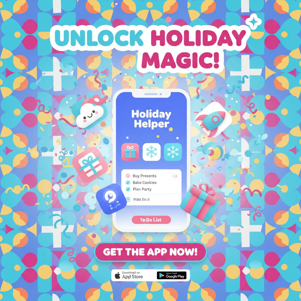 Preview - Playful Christmas App Download Ad