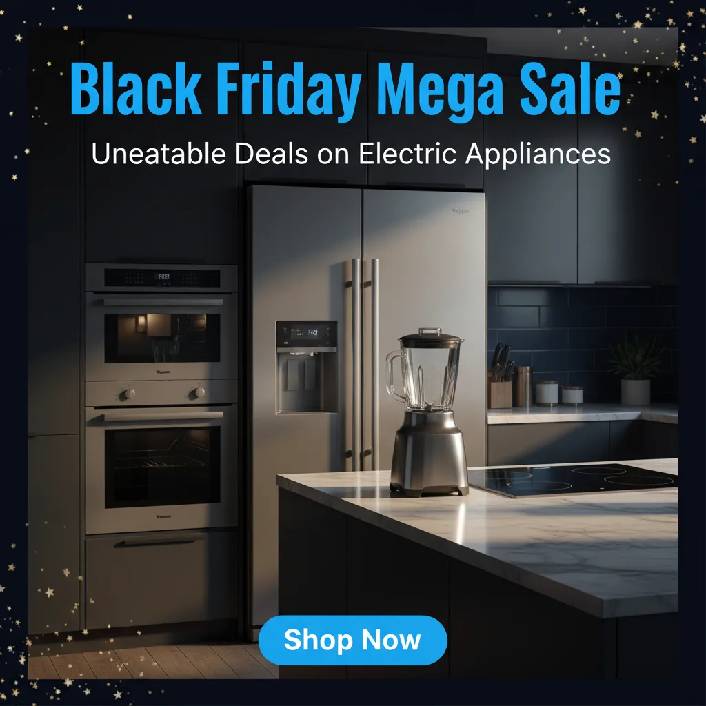 Preview - Black Friday Mega Sale on Premium Electric Appliances