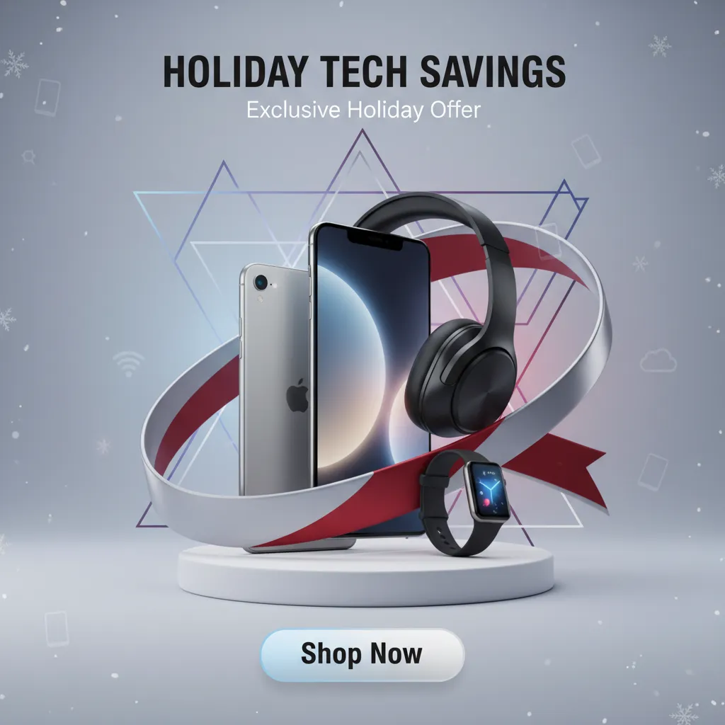 Preview - Modern Christmas Tech Gadgets Ad