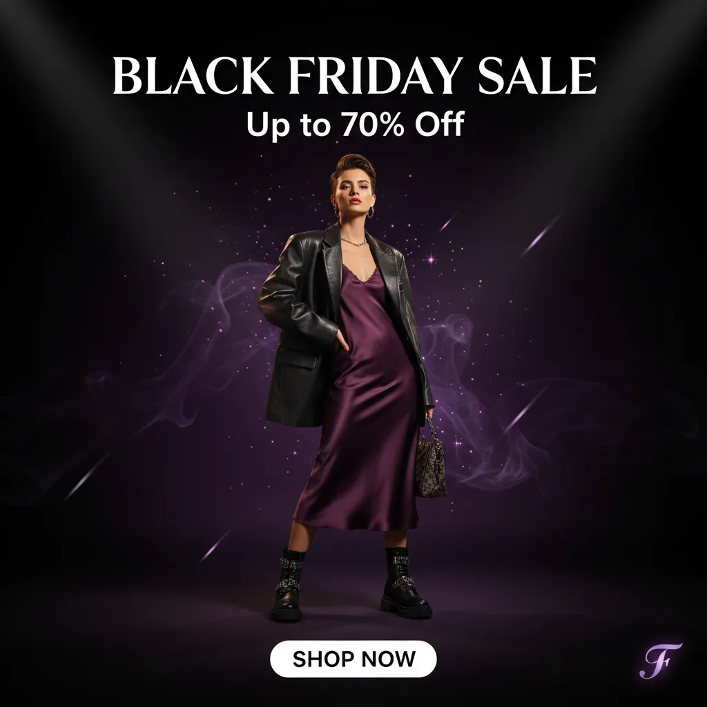 Preview - Luxury Black Friday Fashion Sale Instagram Ad Design