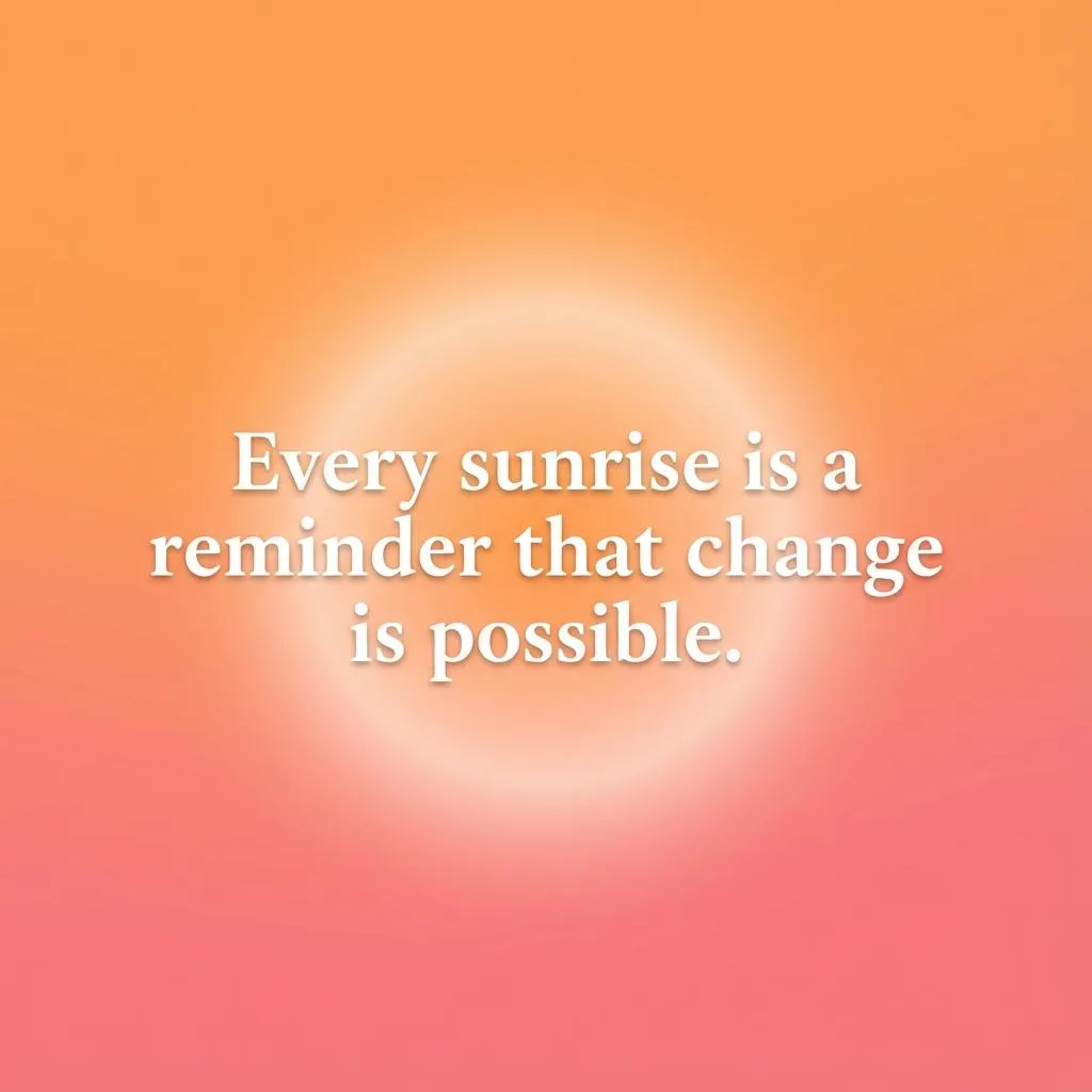 Uplifting Sunrise Gradient Quote Background for New Beginnings | Design ...