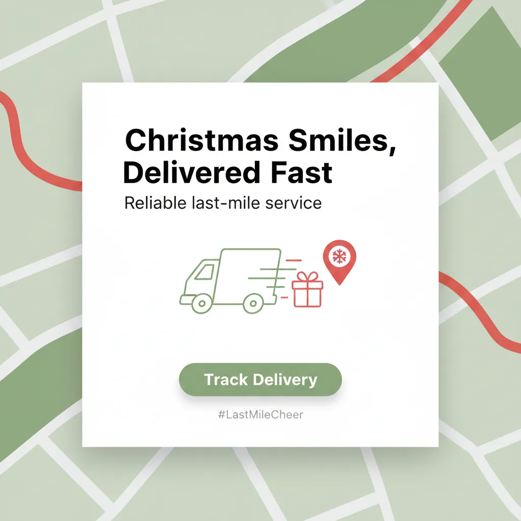 Preview - Simple Christmas Local Delivery Ad