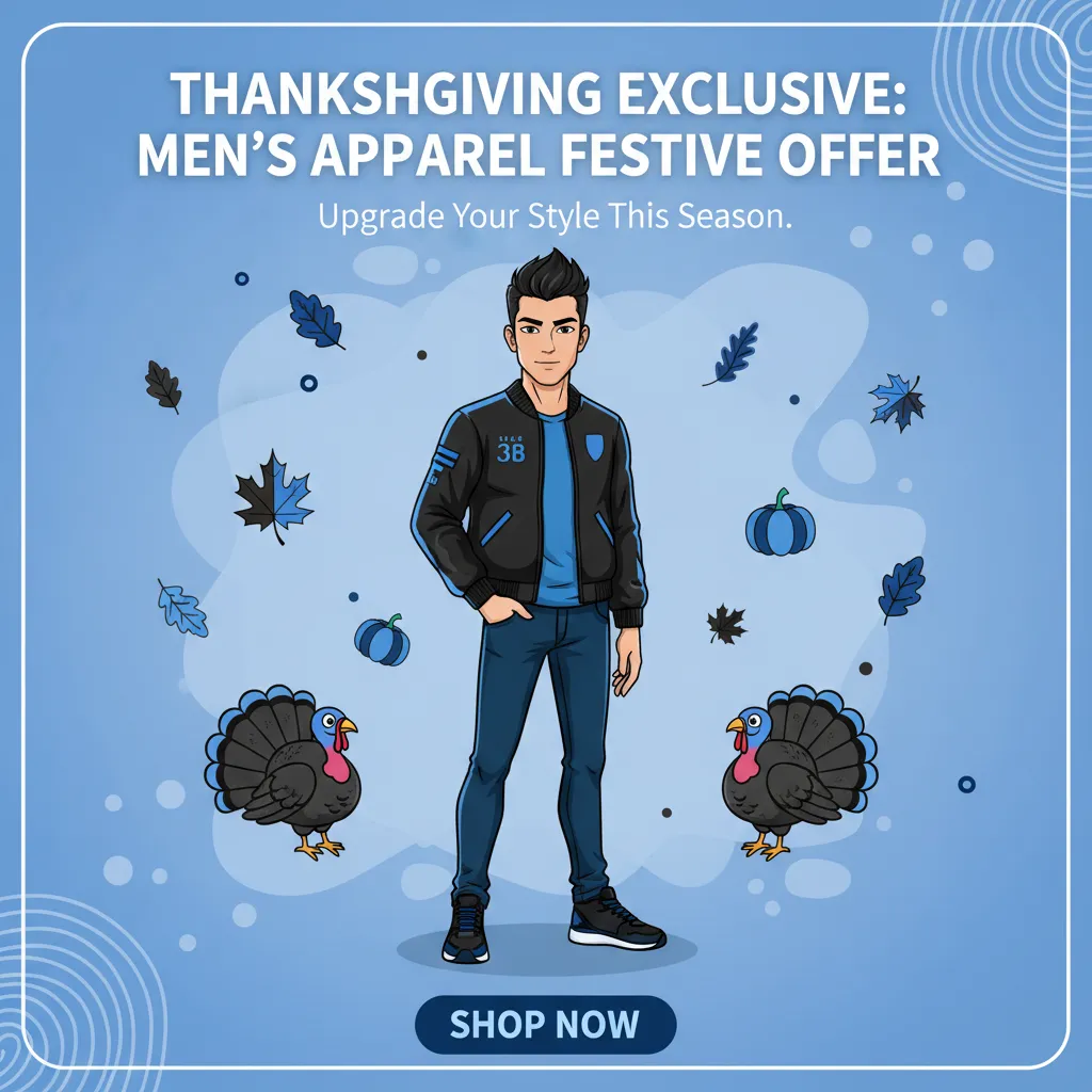 Preview - Celebrate Thanksgiving in Style with Exclusive Men’s Apparel Offer