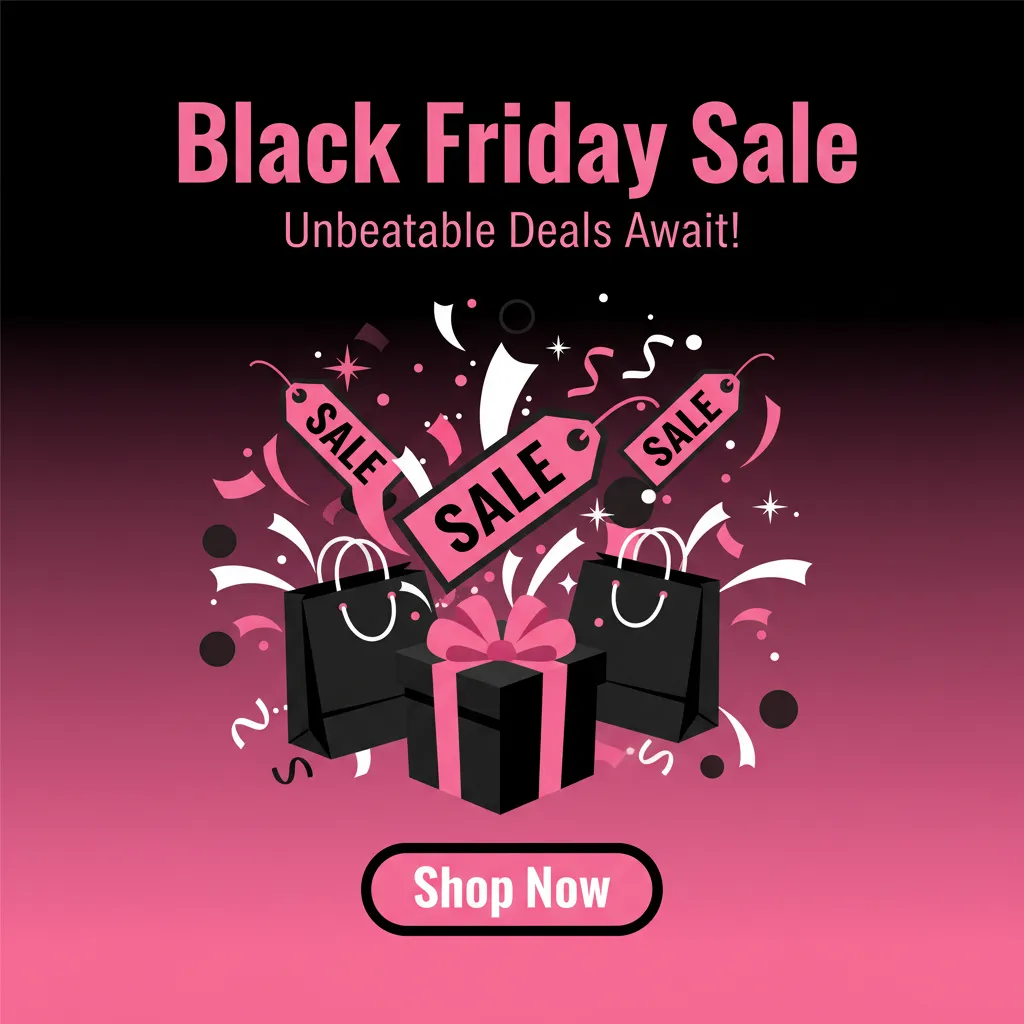 Preview - Vibrant Black Friday Instagram Ad for Unbeatable Business Deals