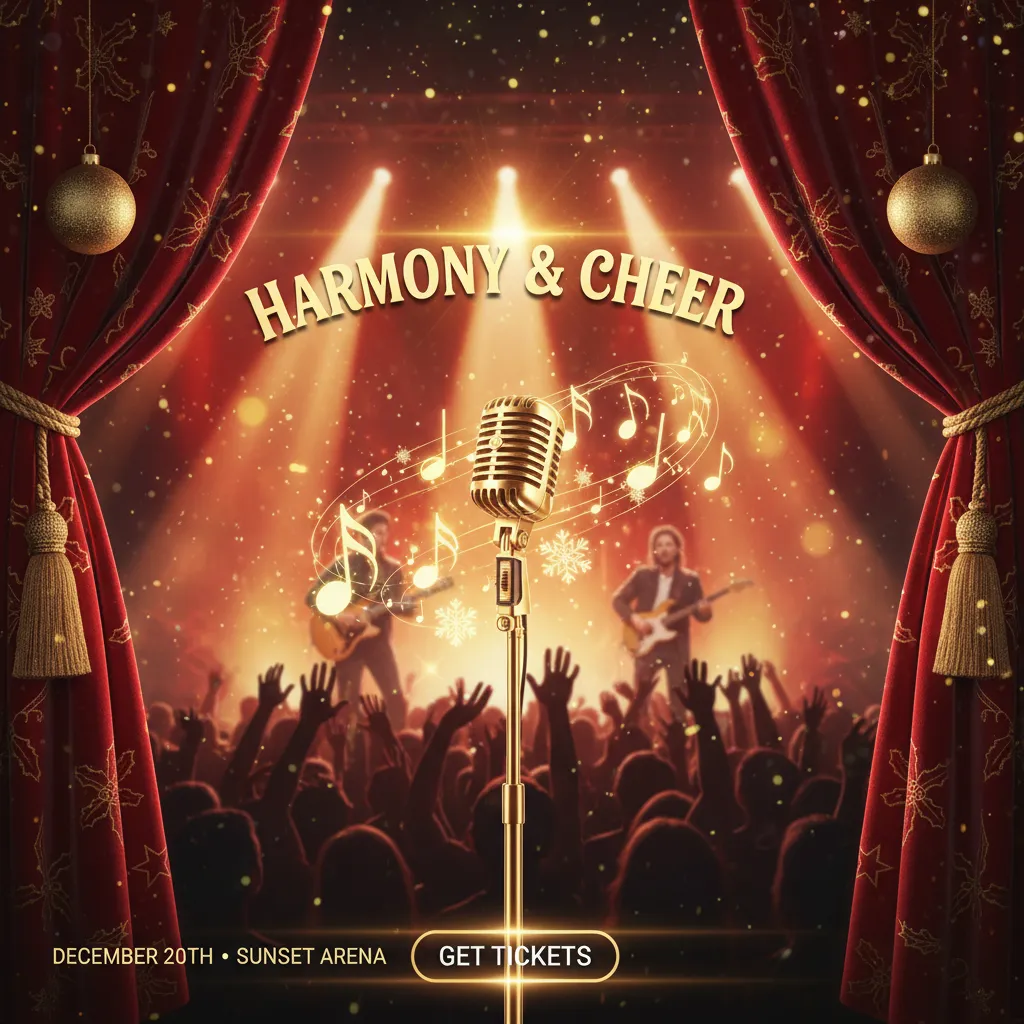 Preview - Festive Christmas Concert Instagram Ad