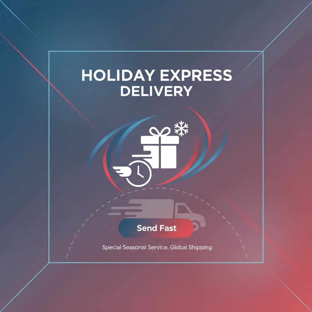 Preview - Modern Christmas Fast Shipping Ad
