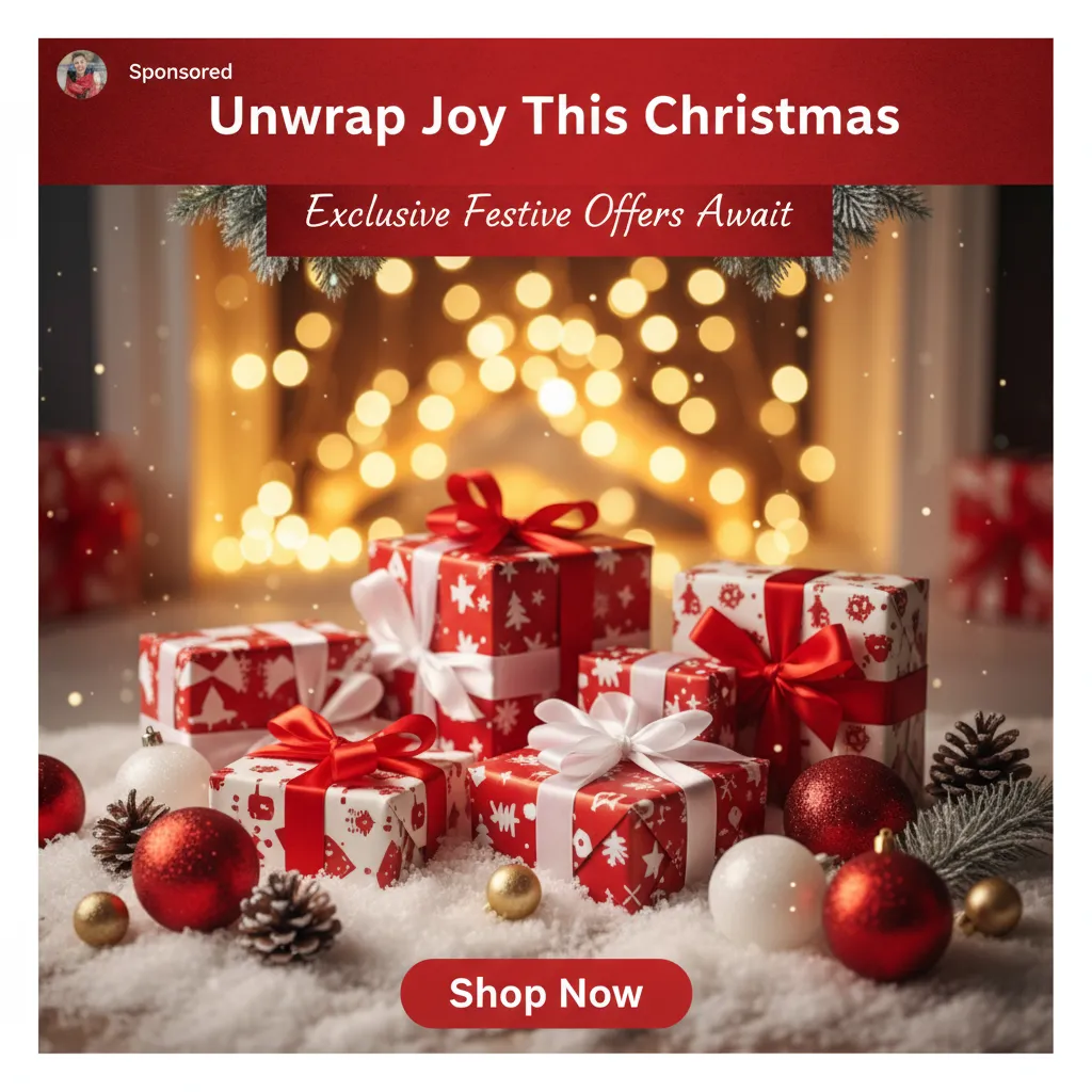Preview - Unwrap Joy This Christmas with Festive Ecommerce Instagram Ad