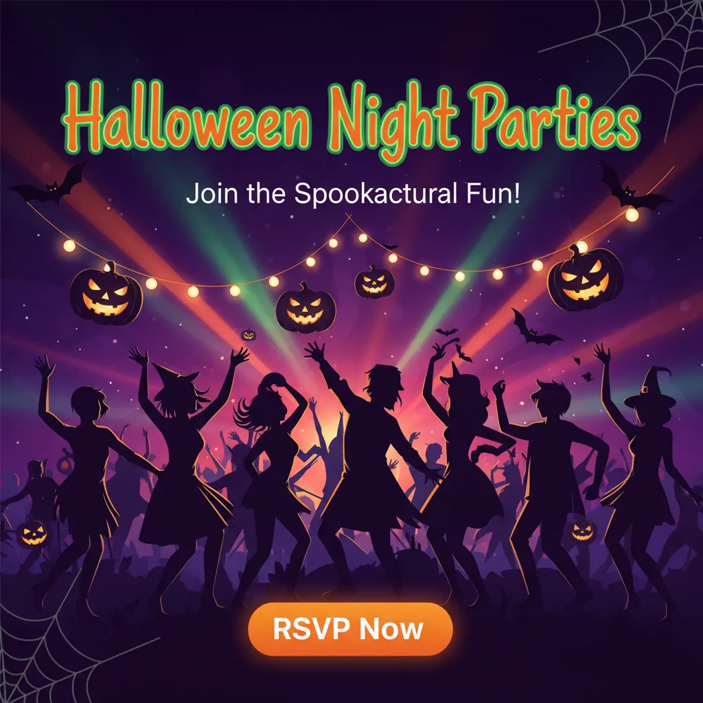 Preview - Celebrate Halloween Night Parties with Vibrant Festive Energy