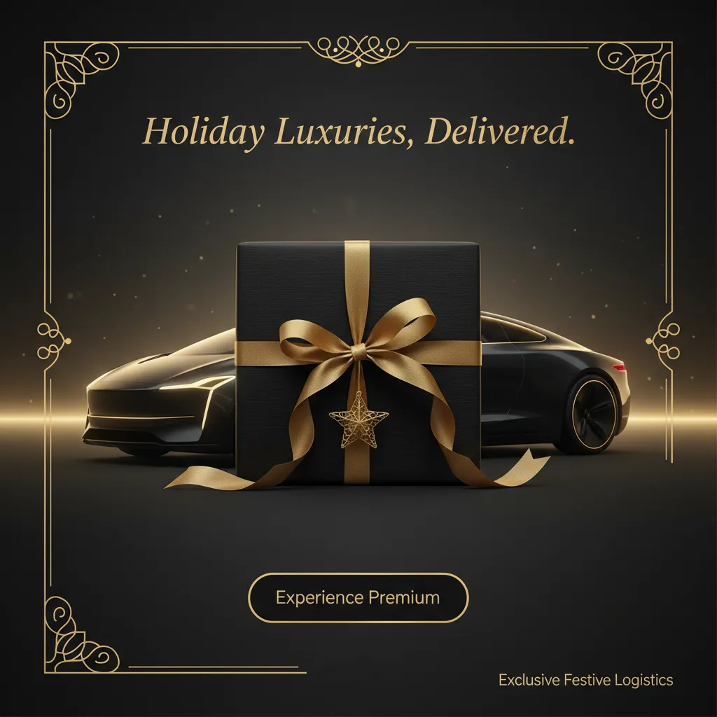 Preview - Elegant Christmas Premium Shipping Ad