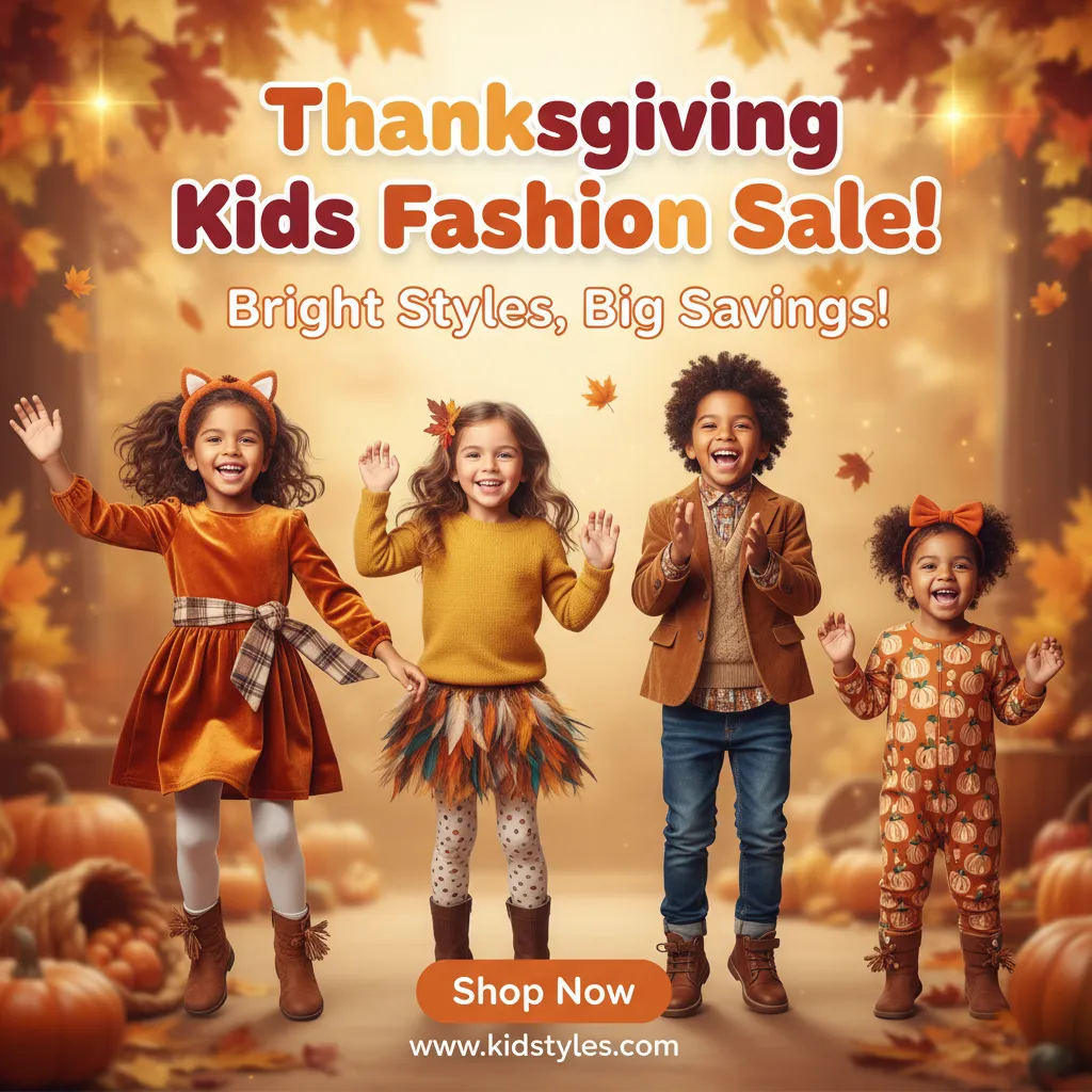 Preview - Celebrate Thanksgiving with Joyful Kids Fashion Sale