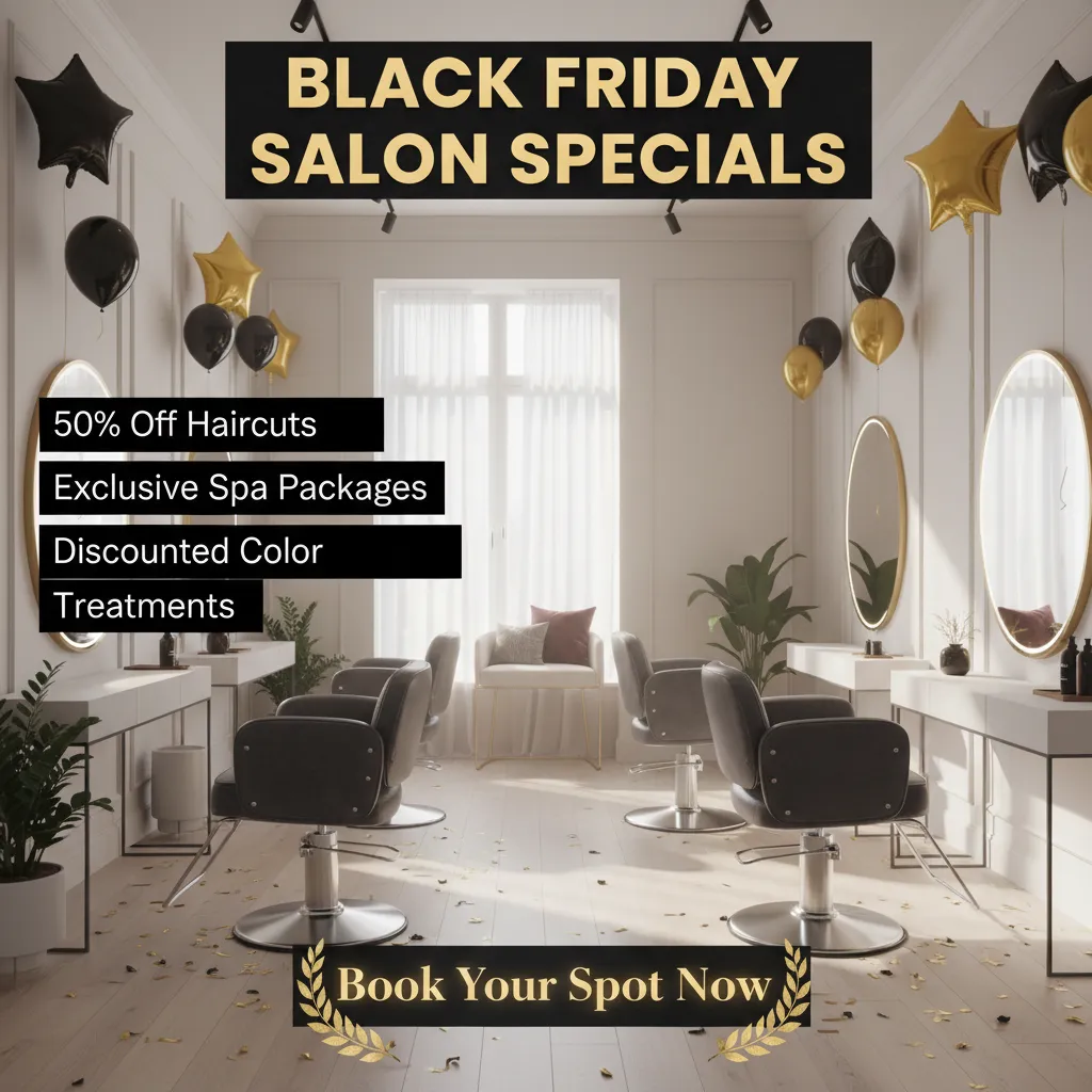 Preview - Luxury Black Friday Salon Specials Instagram Ad
