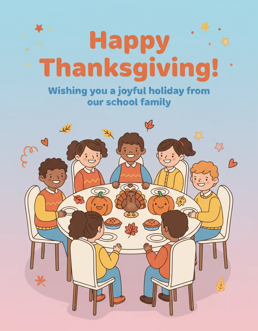 Preview - Joyful Thanksgiving School Post